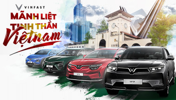 VinFast công bố chính sách ưu đãi đi cùng chiến dịch MÃNH LIỆT TINH THẦN VIỆT NAM